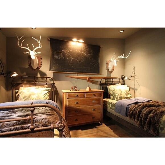 NEW Eskimo Brown Faux Fur & Fleece THROW 50x60 BLANKET Bedford Cottage Kennebunk - Picture 5 of 12